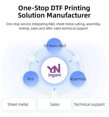 Ingani 12inch 30Cm Dual I1600 Print Head Dtf Powder Shaker Dtf A3 t Shirt Printer and Powder Shaker