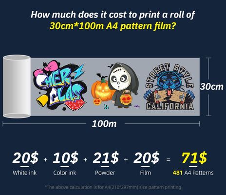 Ingani Dtf 30cm Printer With Shaker 2 Head Dtf Printer With Xp600 or I1600 Head