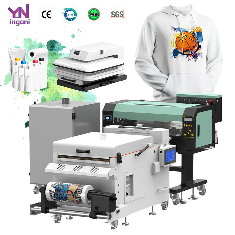 Ingani DTF Drucker A3 A4 DTF I1600*2 Dual Head TShirt Printing 30CM A3 Imprimante Powder Shaker t Shirt Printing Machine